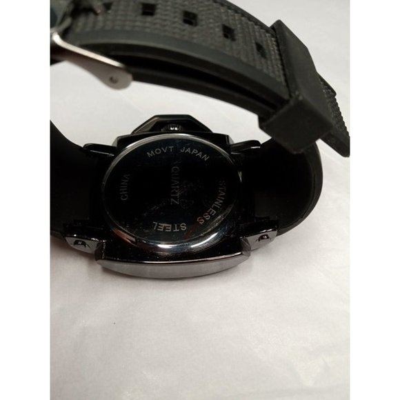 GANZ Men's Black Silicone Band Watch BRAND NEW (1a2) - Picture 5 of 8